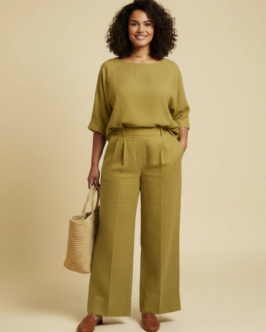 Jude Shirt - Relaxed Linen in Yellow