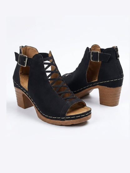 Sandales Selina - Talon tressé