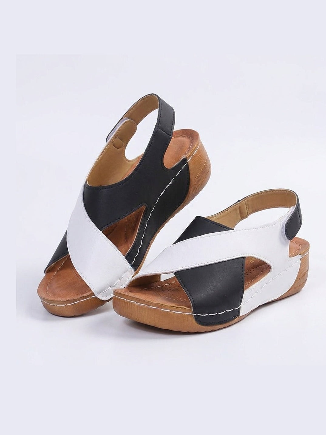 Sandales compensées Orla - Tressées