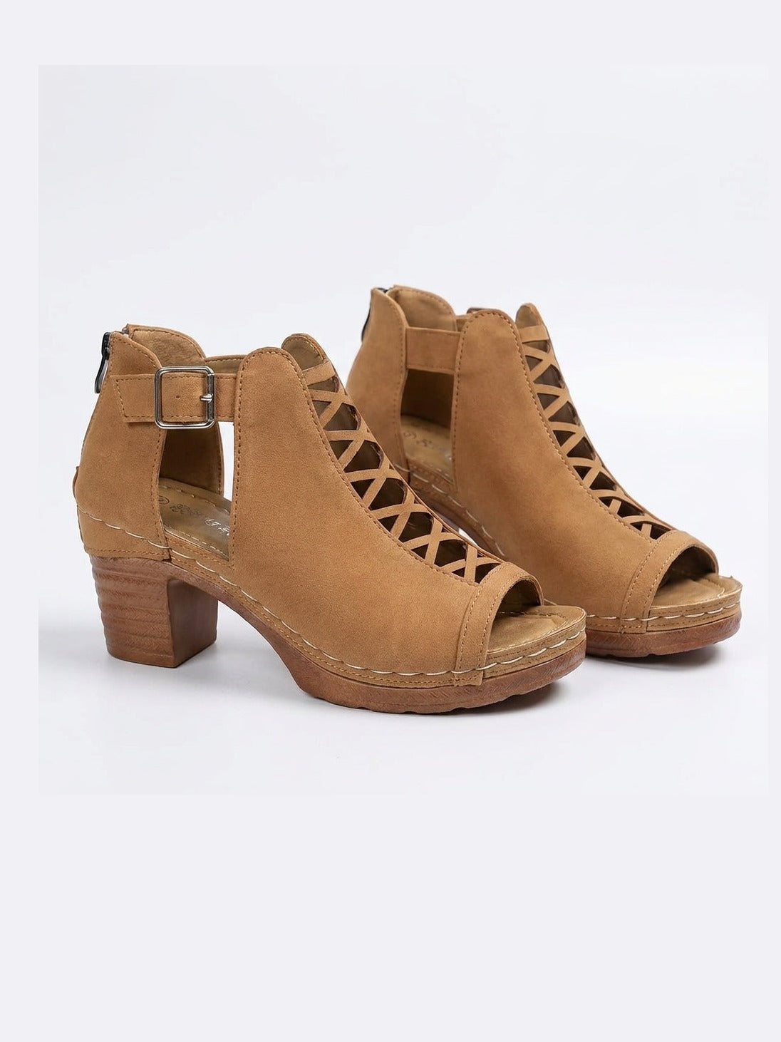 Sandales Selina - Talon tressé