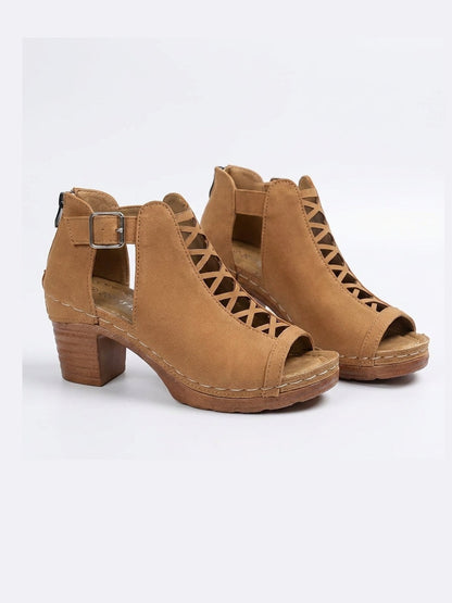 Sandales Selina - Talon tressé