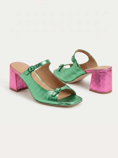 Sandales Sienna - Découpes color-block