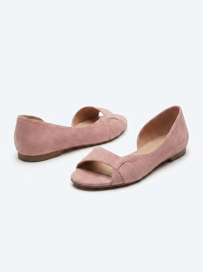 Sandales Margaux - Bride arrière en cuir suédé