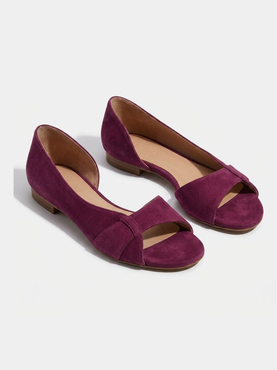 Sandales Margaux - Bride arrière en cuir suédé