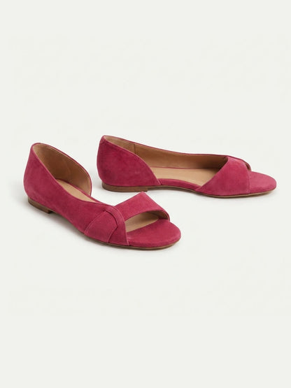 Sandales Margaux - Bride arrière en cuir suédé