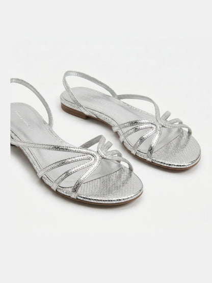 Sandales Delphine - Bride métallisée