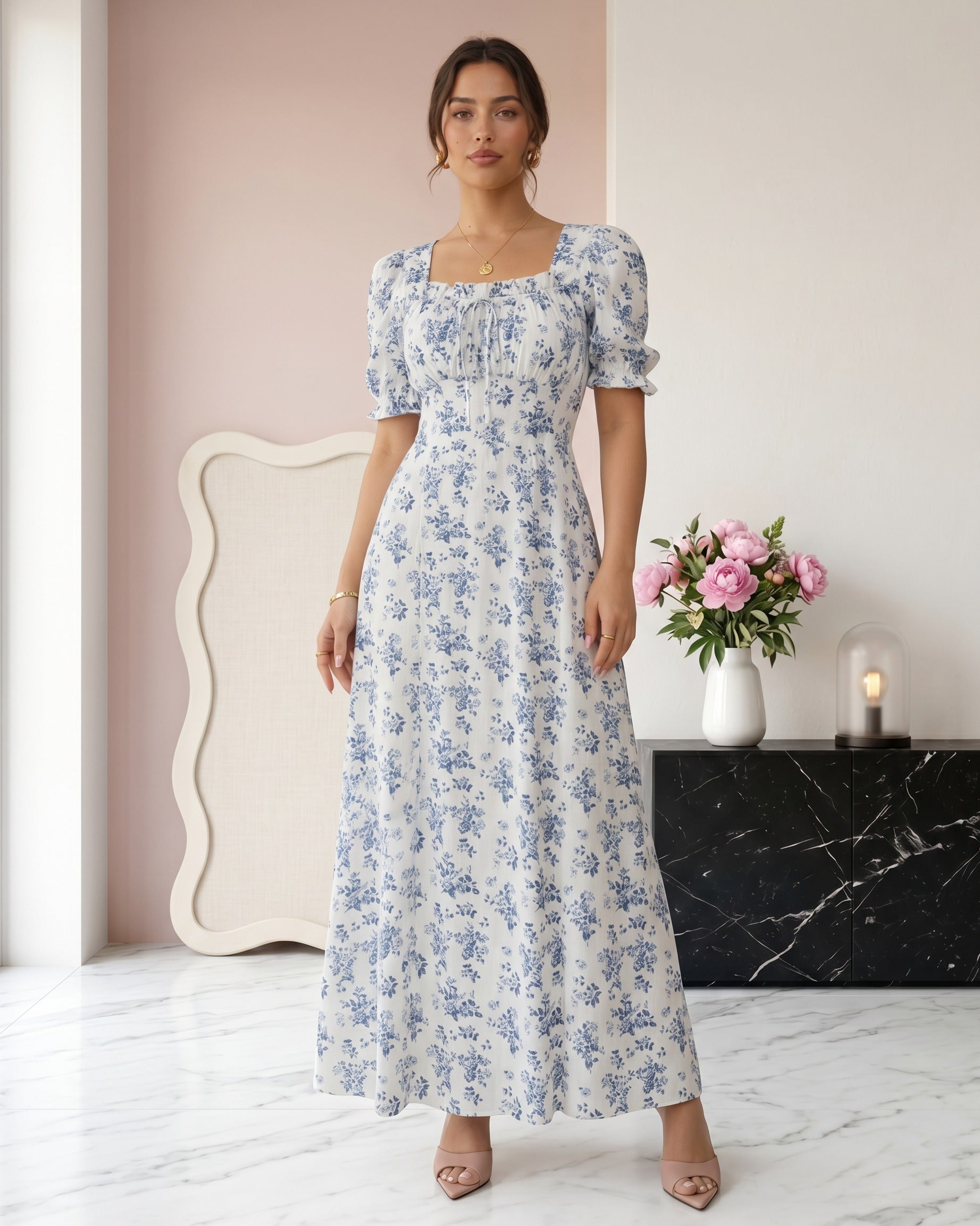 Amel Dress in WHITE
