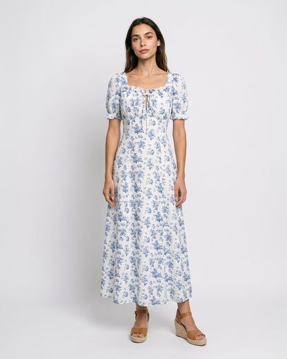 Eleo Dress in WHITE