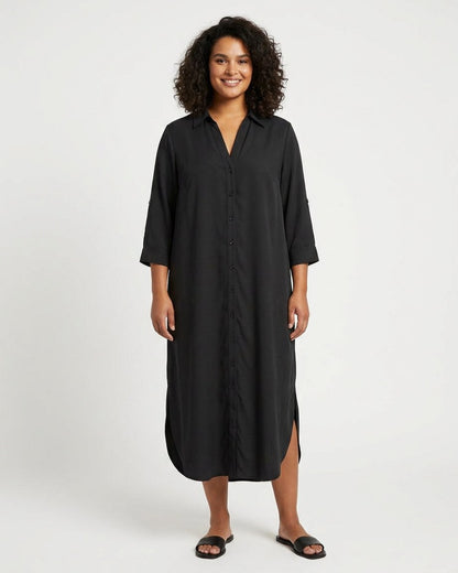 Aster Dress - Relaxed in Black