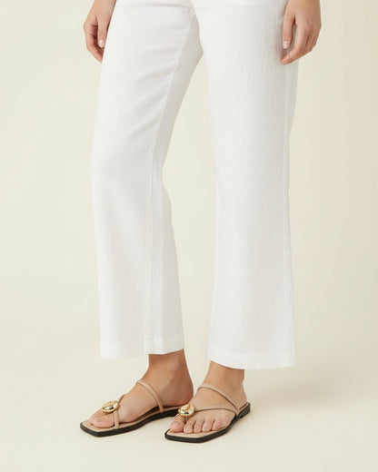 Fael Sandals - Square-Toe in Beige