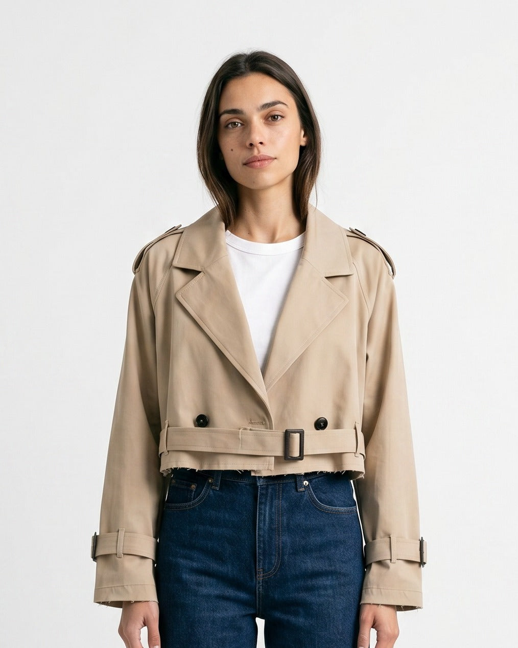 Nils Coat in Beige