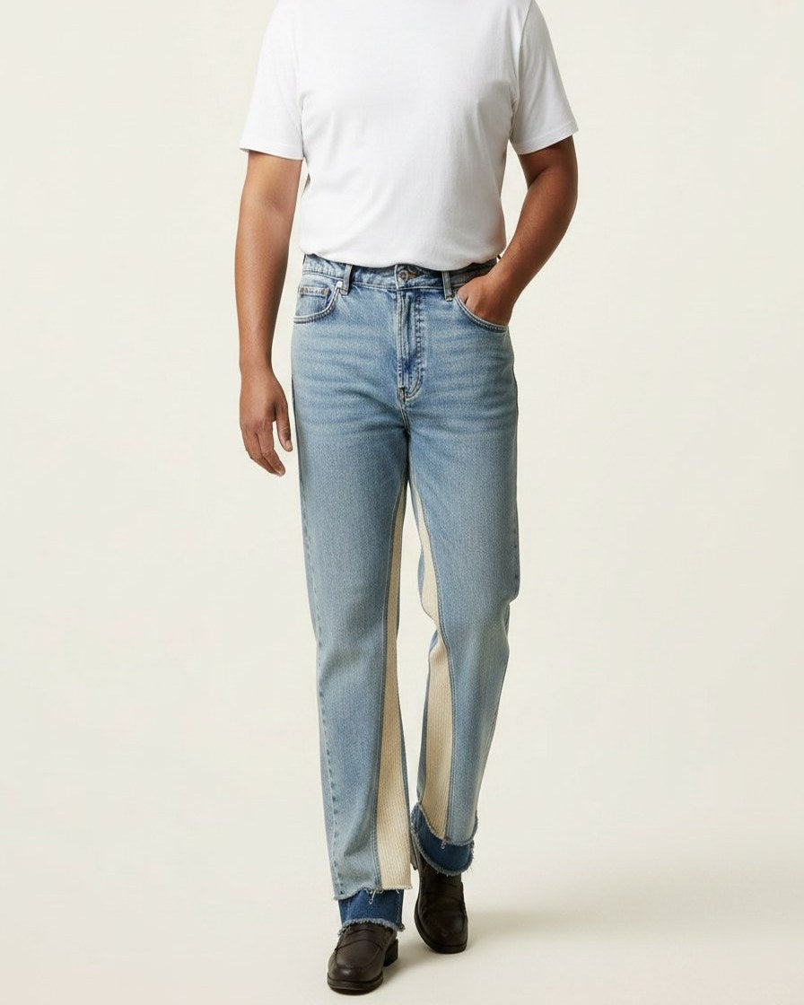 Ines Jeans - Classic-Fit Zip Leather in Default - midsize front