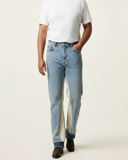 Ines Jeans - Classic-Fit Zip Leather in Default - midsize front