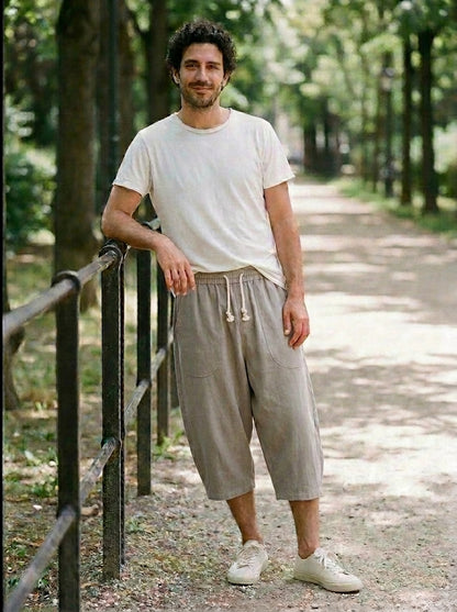 Pantalon Yukio - 7/8 à cordon coulissant