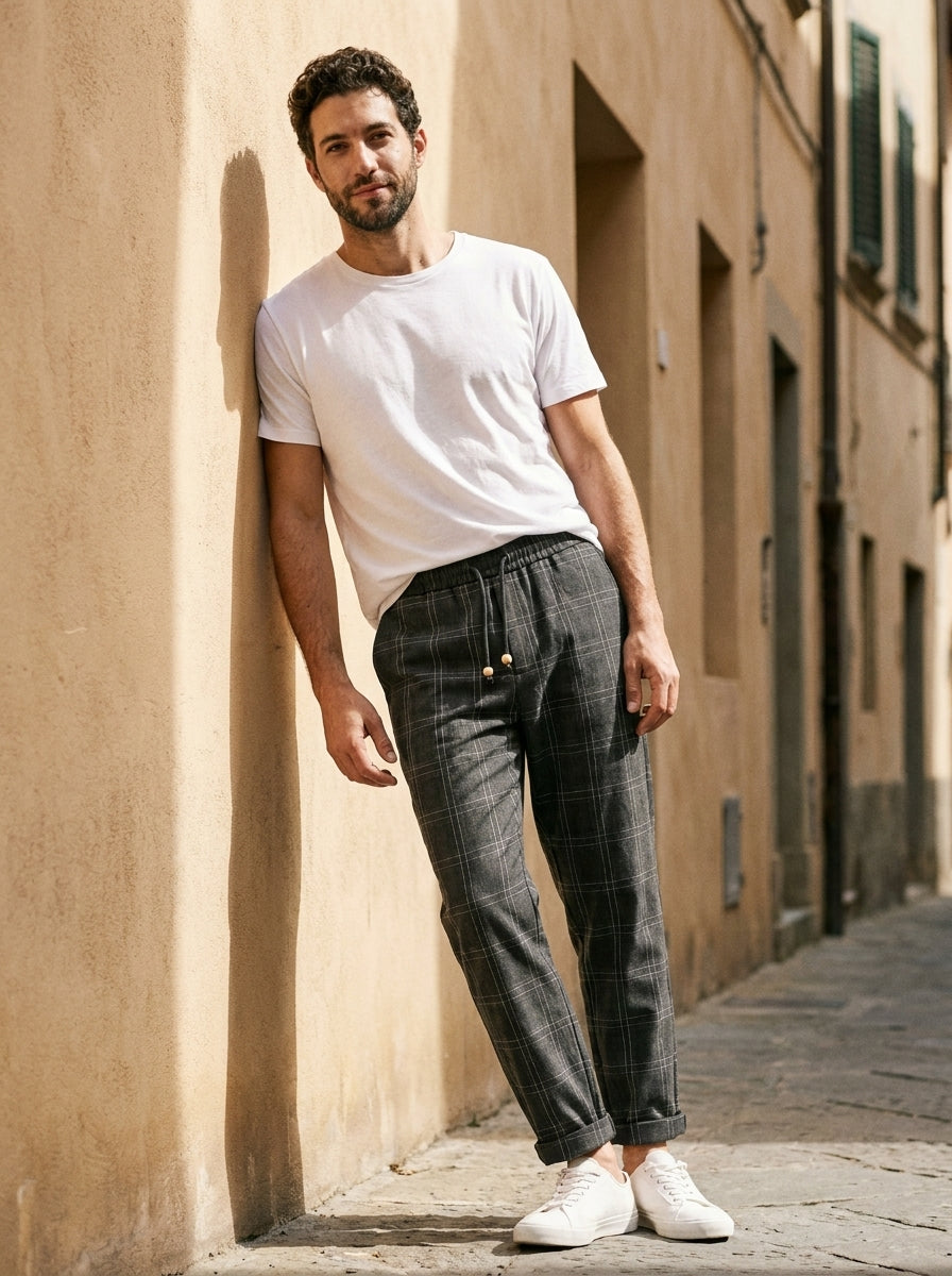 Moshihiro Trousers - Relaxed Everyday - Black