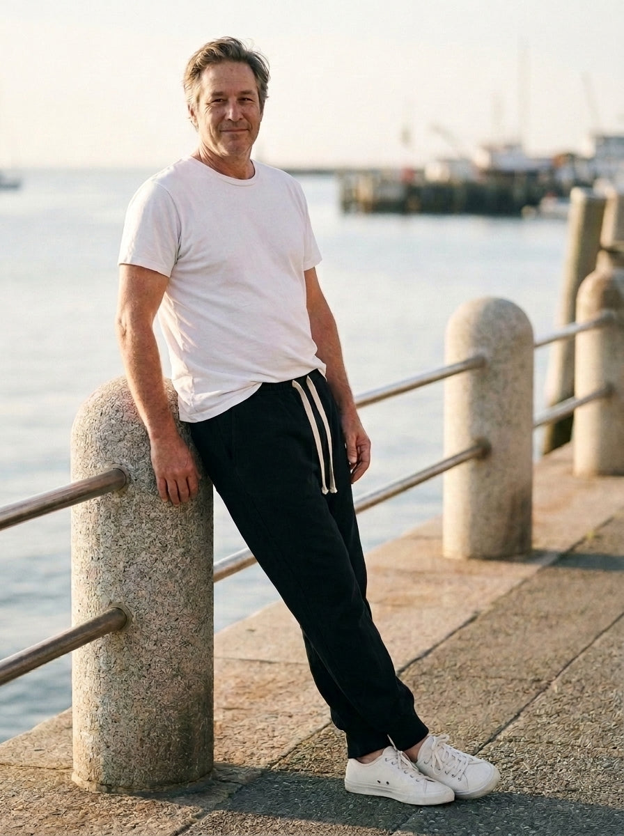 Gentaro Trousers - Relaxed Harem - Black