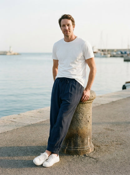 Makito Trousers - Everyday Drawstring - Blue