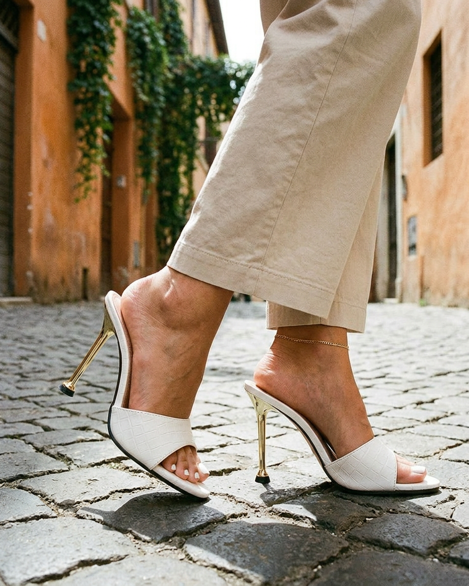 Cove Shoes - Pointed-Toe in White - outdoor 1