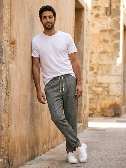 Moshihiro Trousers - Relaxed Everyday - Gray