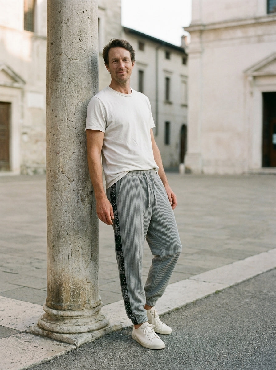Tori Trousers - Tapered Harem - Light Grey