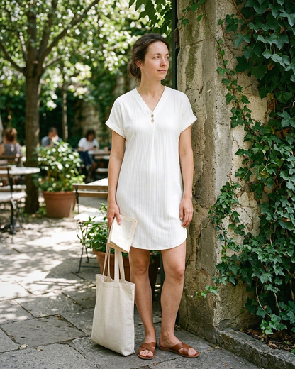 Sigrid Dress - Relaxed in White