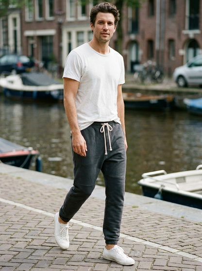Yoshika Trousers - Relaxed Drawstring - Black