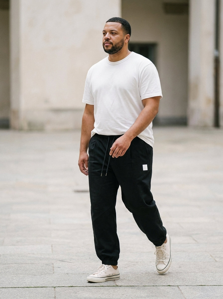 Kazekawa Trousers - Straight Crepe - Black
