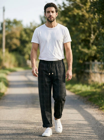 Moshihiro Trousers - Relaxed Everyday - Black