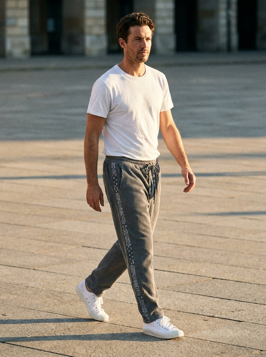 Tori Trousers - Tapered Harem - Gray