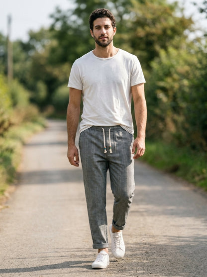 Moshihiro Trousers - Relaxed Everyday - Gray