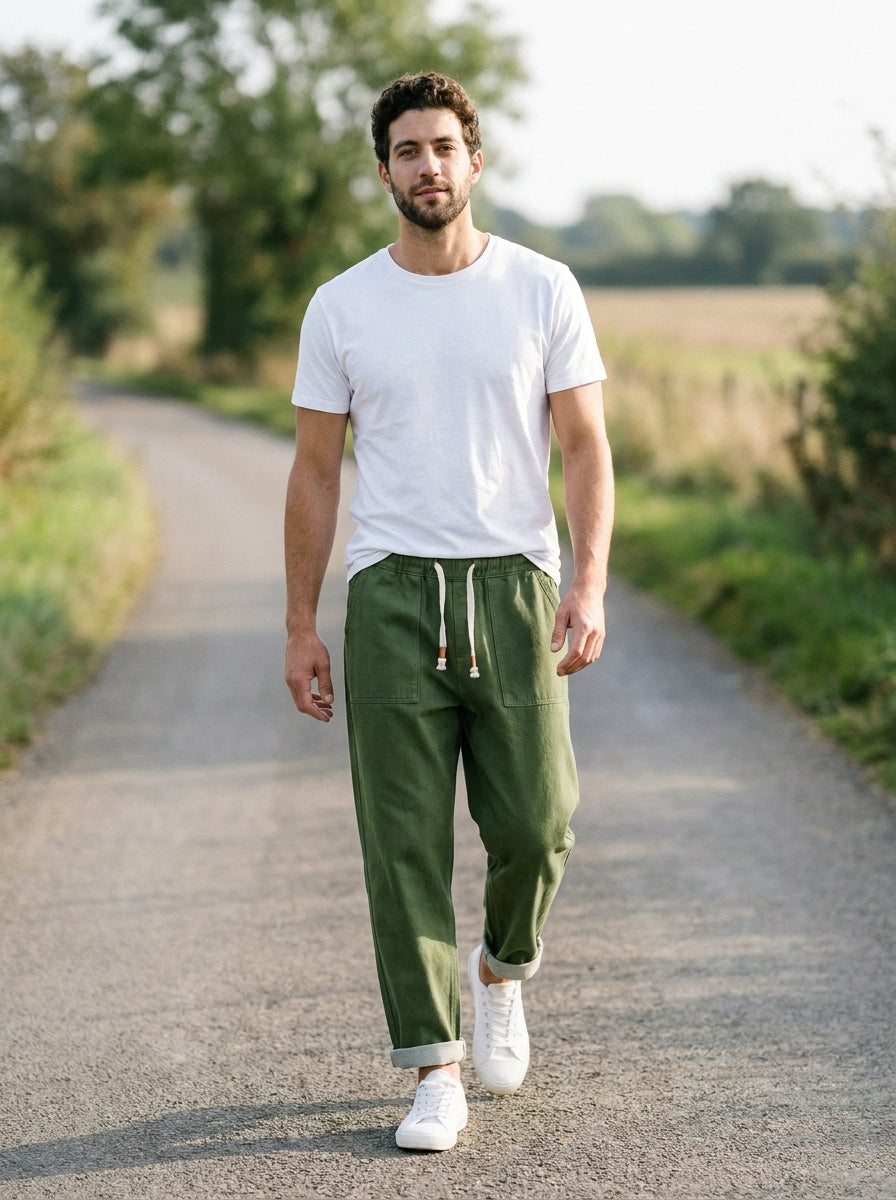 Pantalon Hiroshi - Cordon de serrage