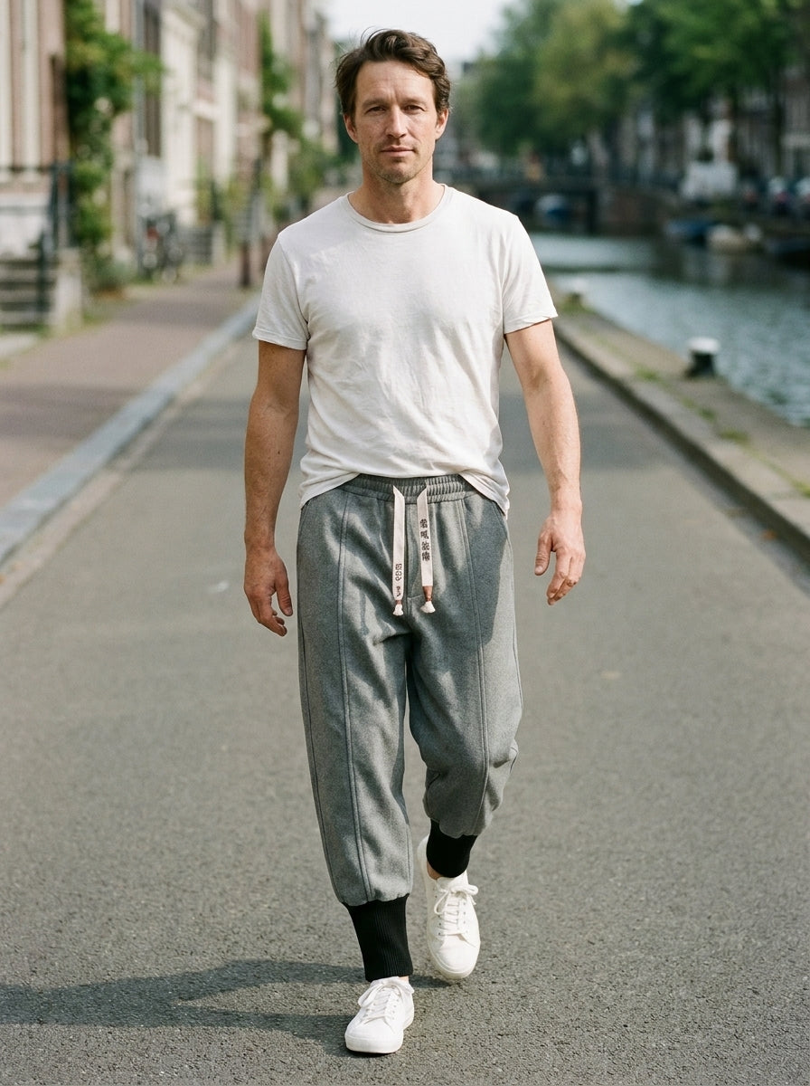 Kumori Trousers - Roomy Harem - Light Gray