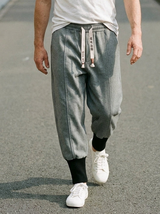 Kumori Trousers - Roomy Harem - Light Gray