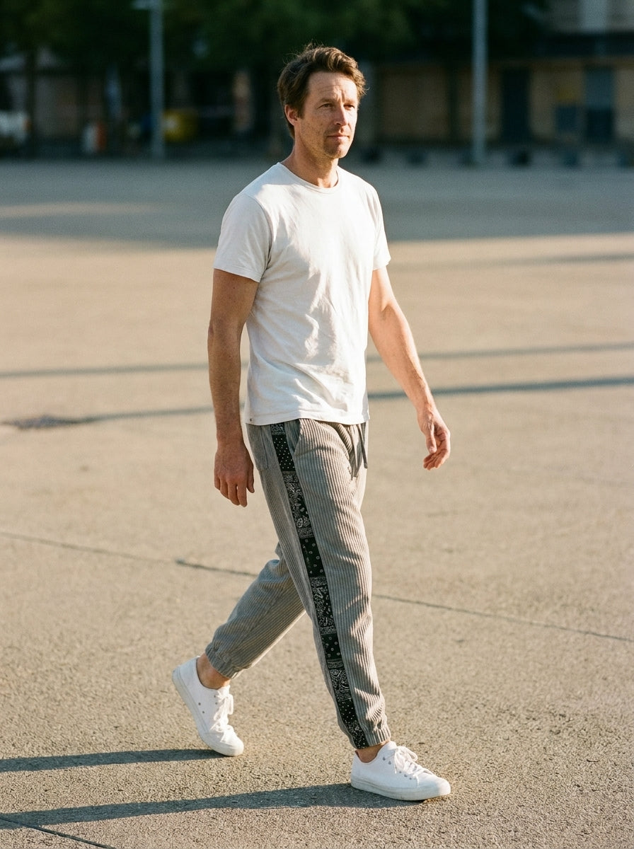 Tori Trousers - Tapered Harem - Light Grey