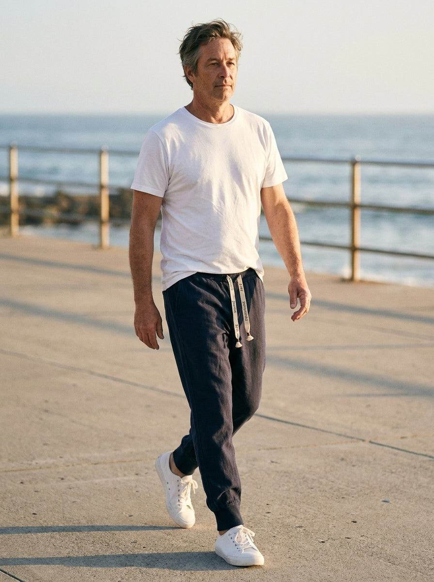 Gentaro Trousers - Relaxed Harem - Navy Blue