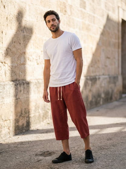 Pantalon Yukio - 7/8 à cordon coulissant