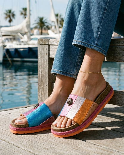 Cove Sandals - Platform in Beige - outdoor 3