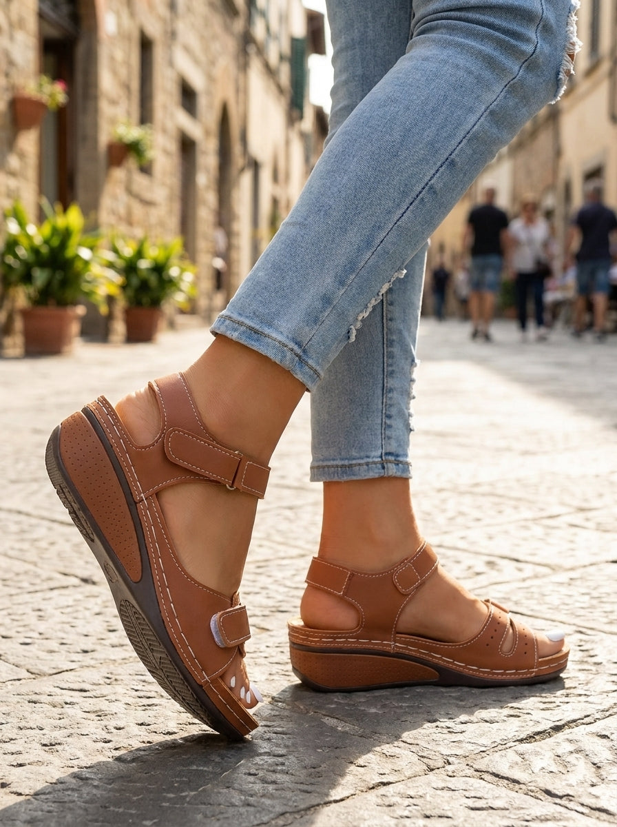 Elena Sandals - Contoured Comfort