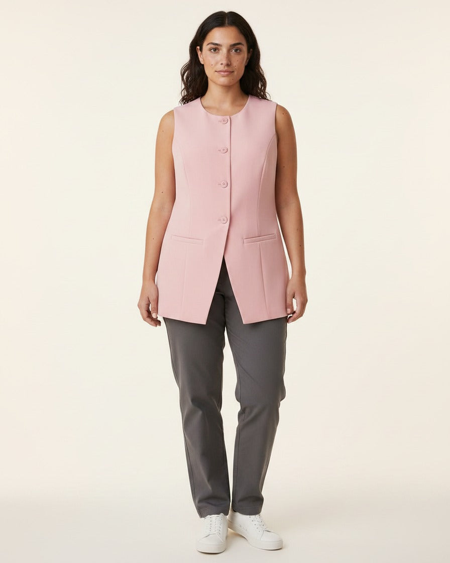 Soren Jacket in Pink - plus front