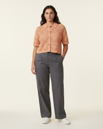 Riven Cardigan in APRICOT