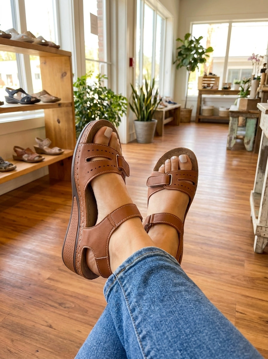 Elena Sandals - Contoured Comfort