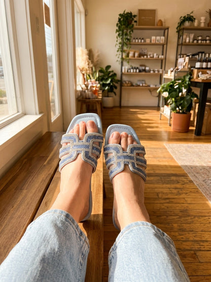 Amara Sandals - Cobalt Blue