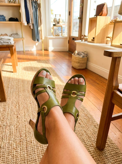 Nola Sandals - Heeled Comfort