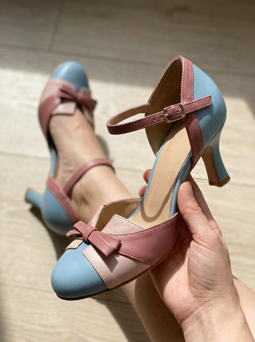 Escarpins Beatrix - Talon carré confortable