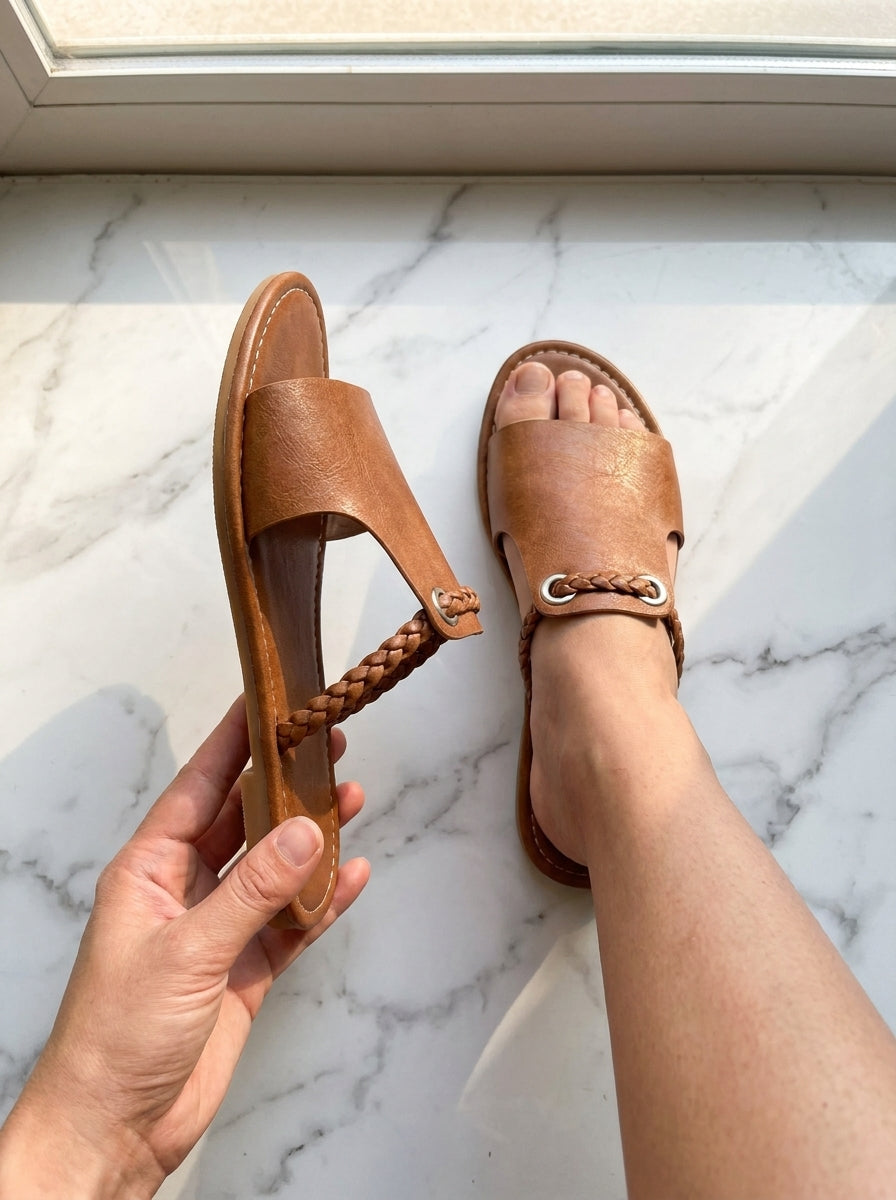 Eveline Sandals - Brown