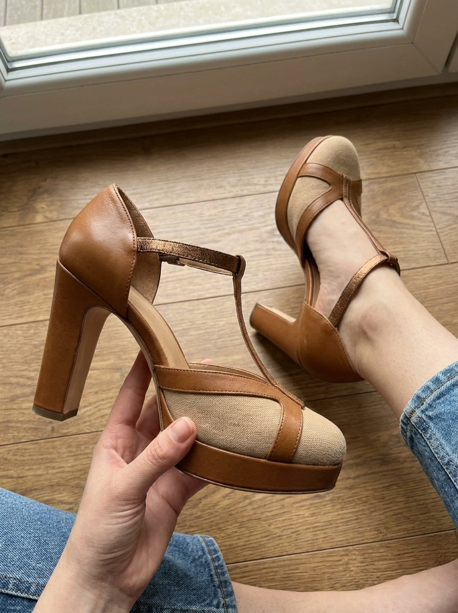 Escarpins Romy - Talon Carré Raffiné