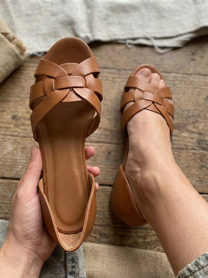 Sandales Serafine - Brides croisées tressées