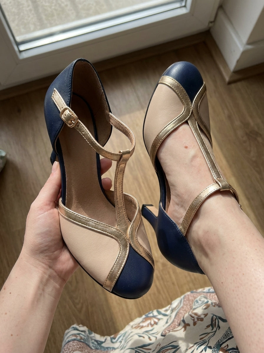 Escarpins Vivienne - Talon carré confortable