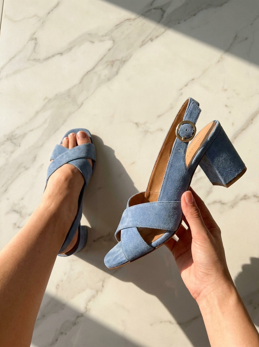 Celestine Sandals - Light Blue