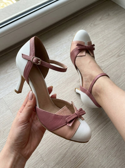 Escarpins Beatrix - Talon carré confortable
